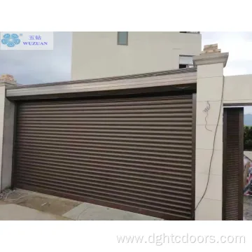 Exterior and Interior AntiBurglar Aluminum Roller Bank Doors